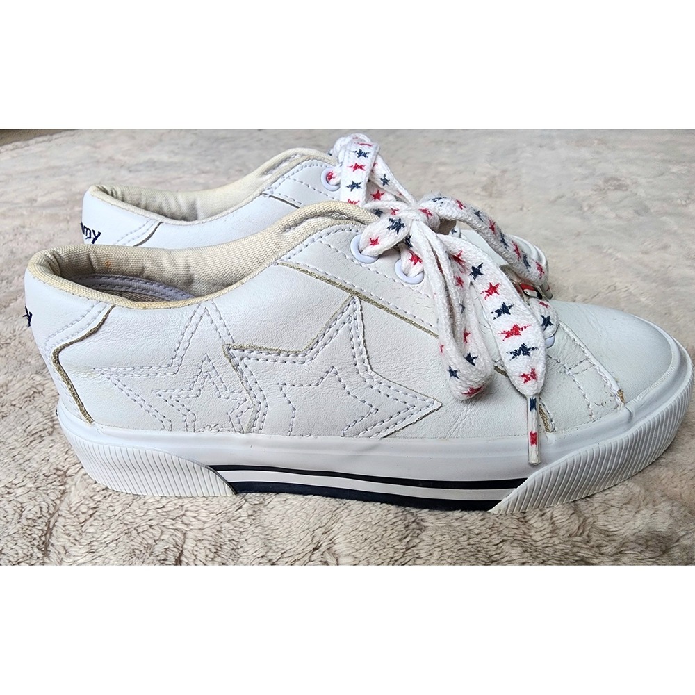 Tommy Hilfiger Chilmark B5-CH59 Kids White Star Platform Sneakers Size 13M